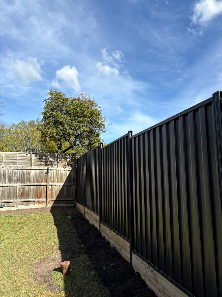 Colorbond fencing