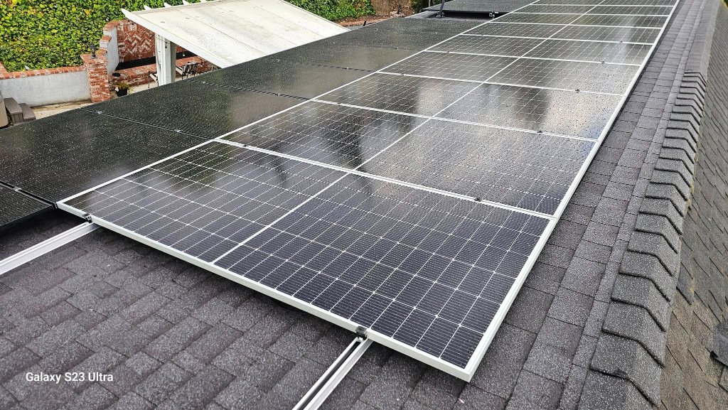 G8 Solar installation team working on a California rooftop