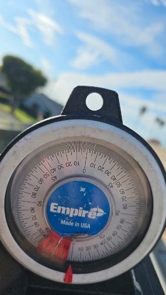 Empire angle finder — precision measurement