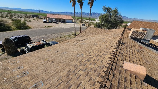 Full roof view before work