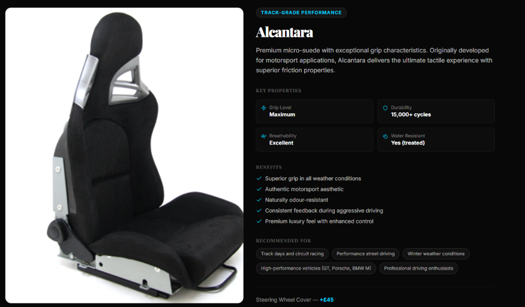 Track-Grade Performance Seat