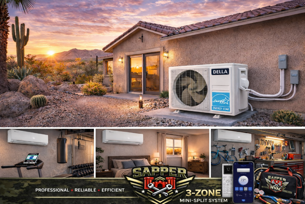 Professional Della mini split installation process in Phoenix Arizona