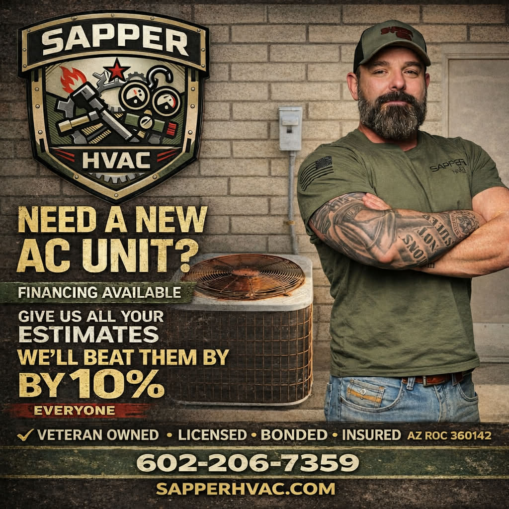 Sapper HVAC — Need a New AC Unit? We Beat Any Estimate By 10%