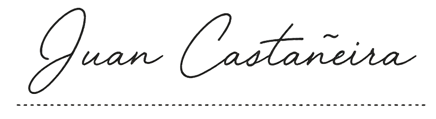Firma Juan Castañeira