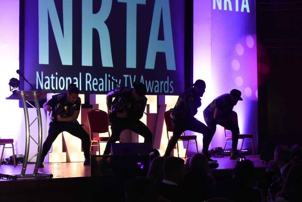 Trio on stage at NRTA 2019