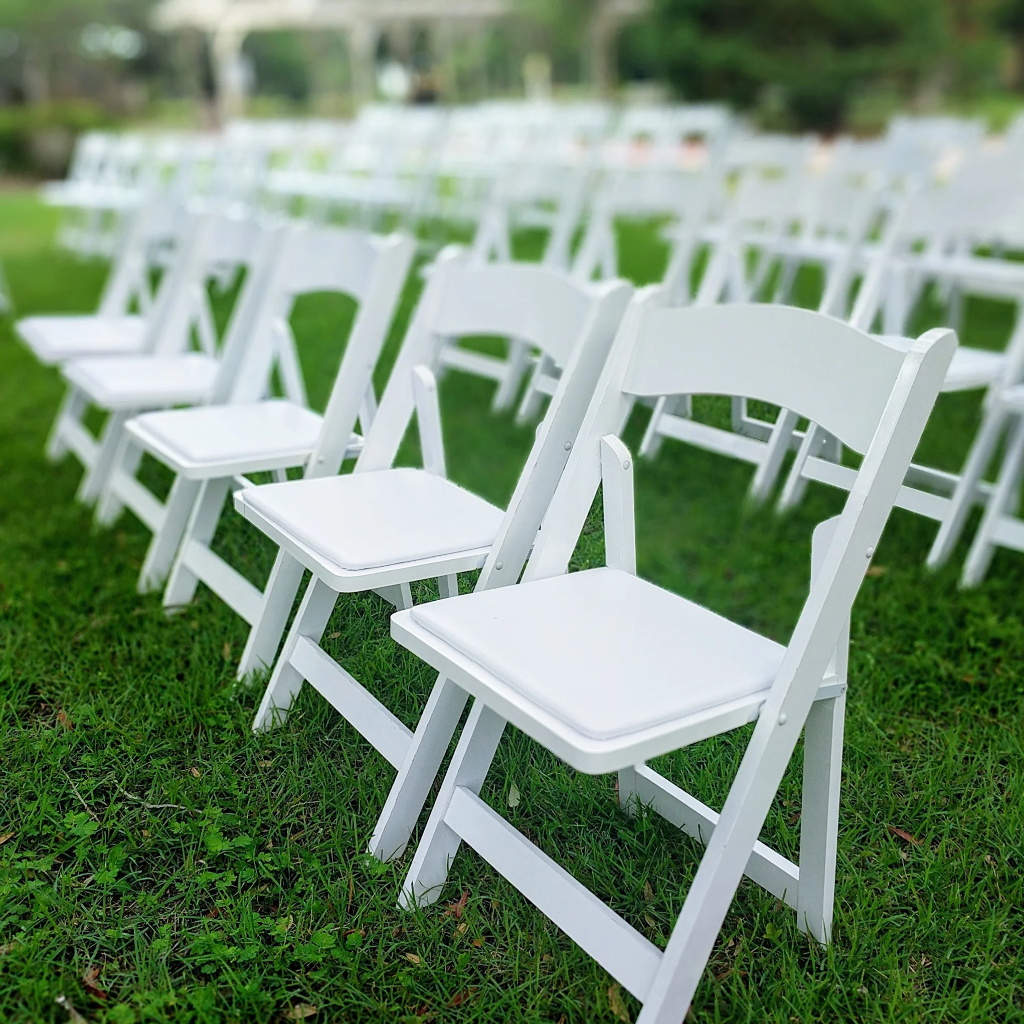 White Folding Chair