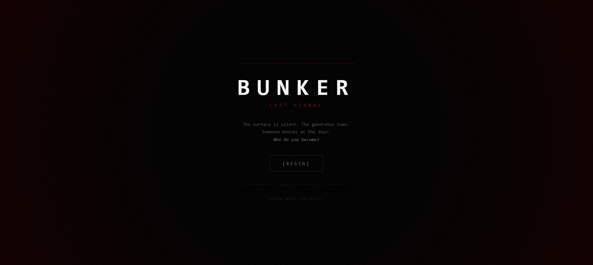 Bunker template preview