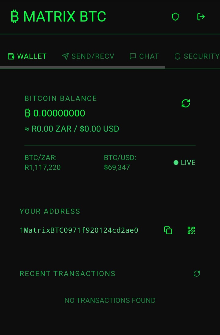 Matrix Wallet  template preview