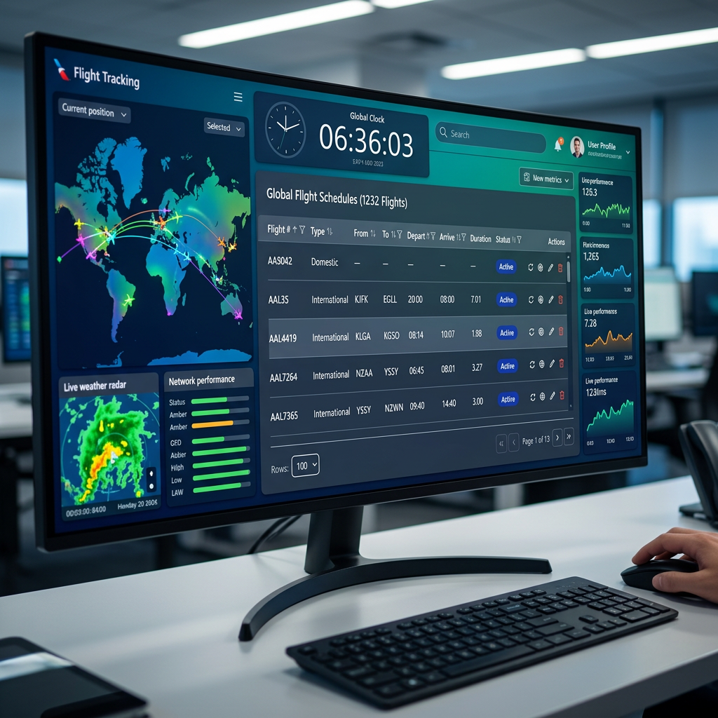 AI Live Flight Tracking