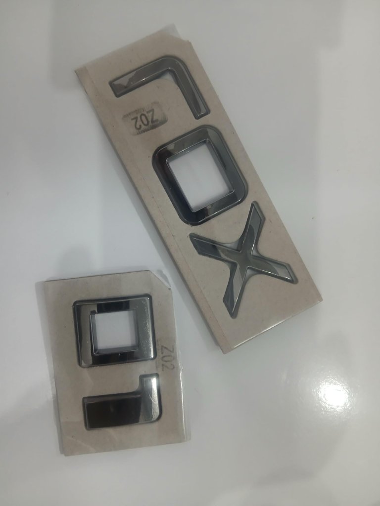 Logo Sticker (Silver / Blue)