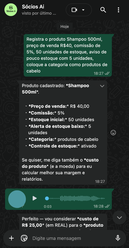 WhatsApp Financial AI