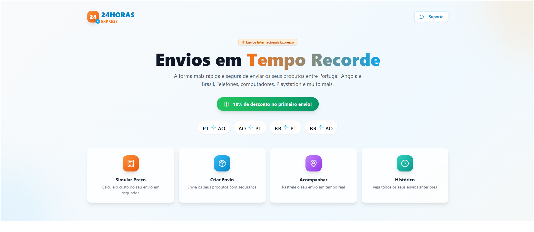 iEXPRESS - Gestão de Envios template preview