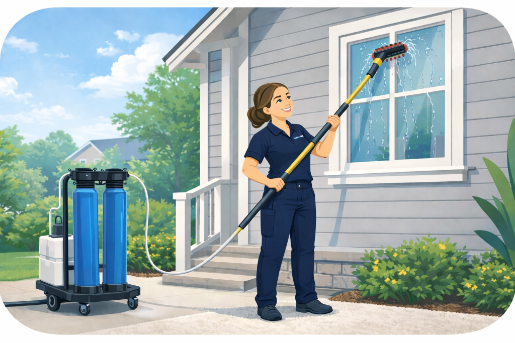 Exterior house wash