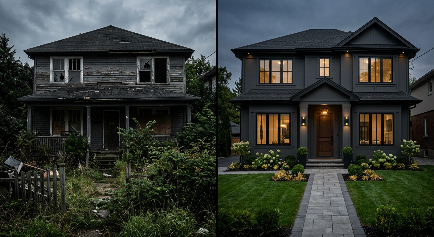 Fix and flip before and after