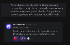 Testimonio de Mica