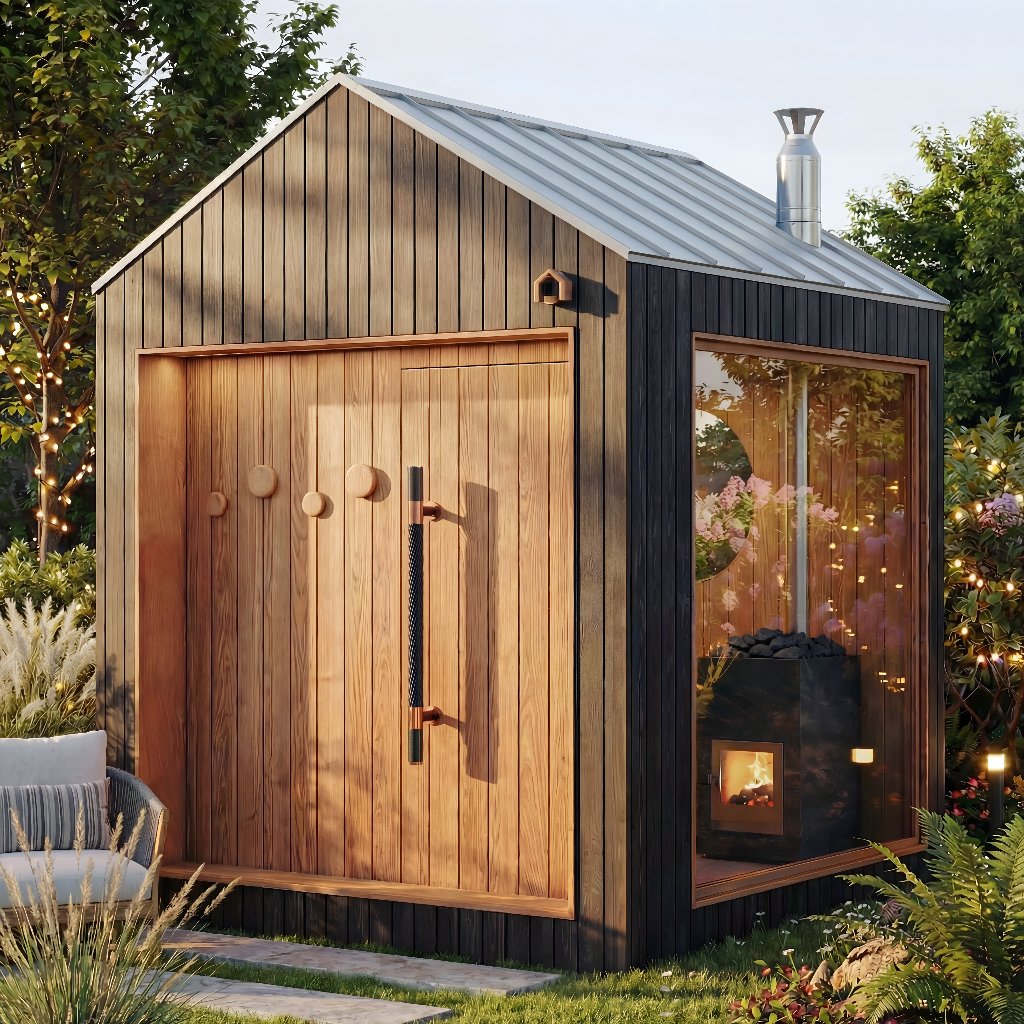 Solid wooden door