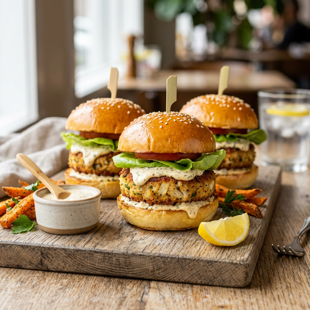 Crab Patty Sliders
