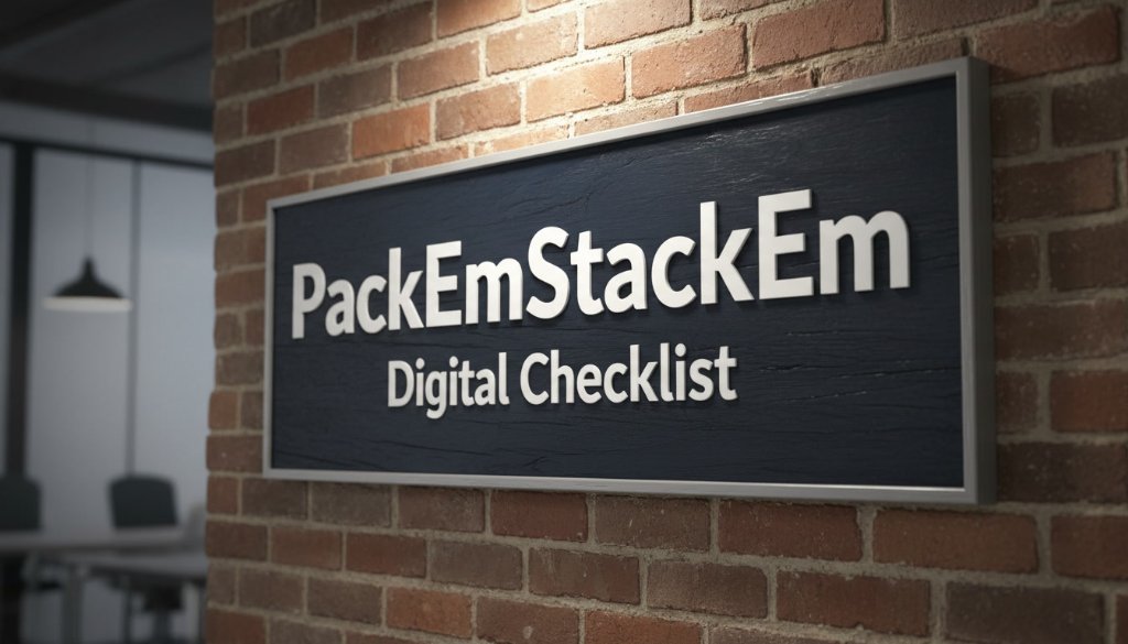 PackEmStackEm Digital Checklist