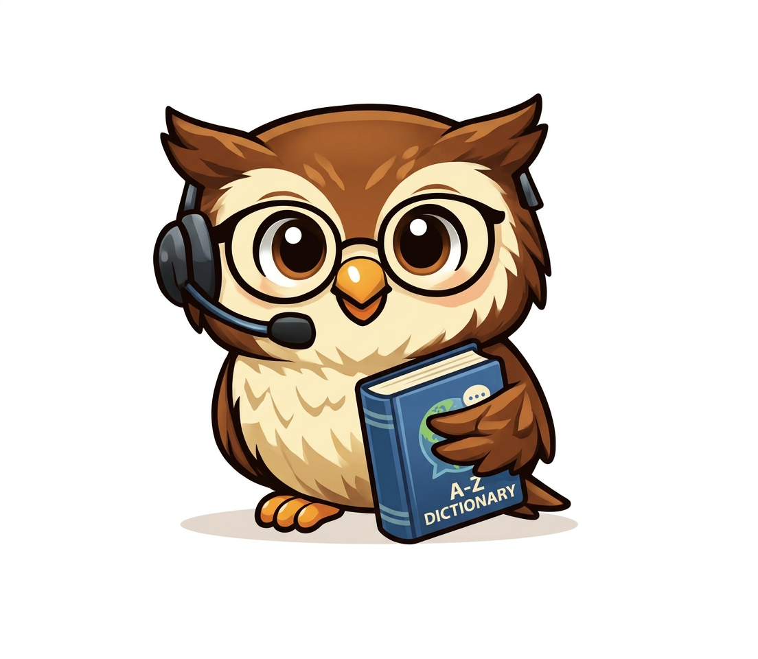 Speaktionary owl