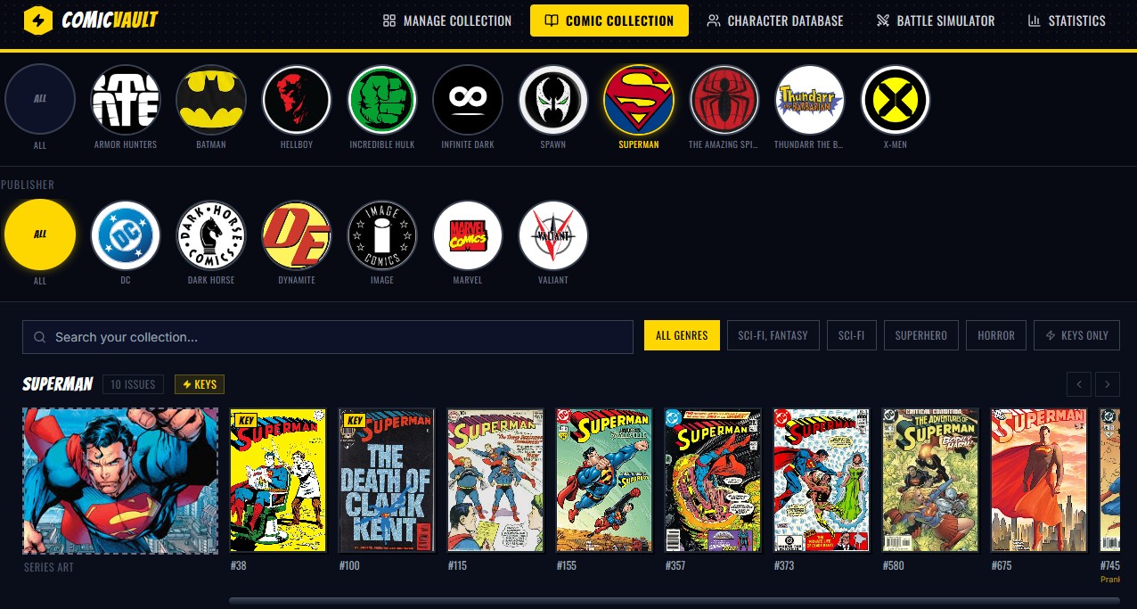 ComicVerse template preview
