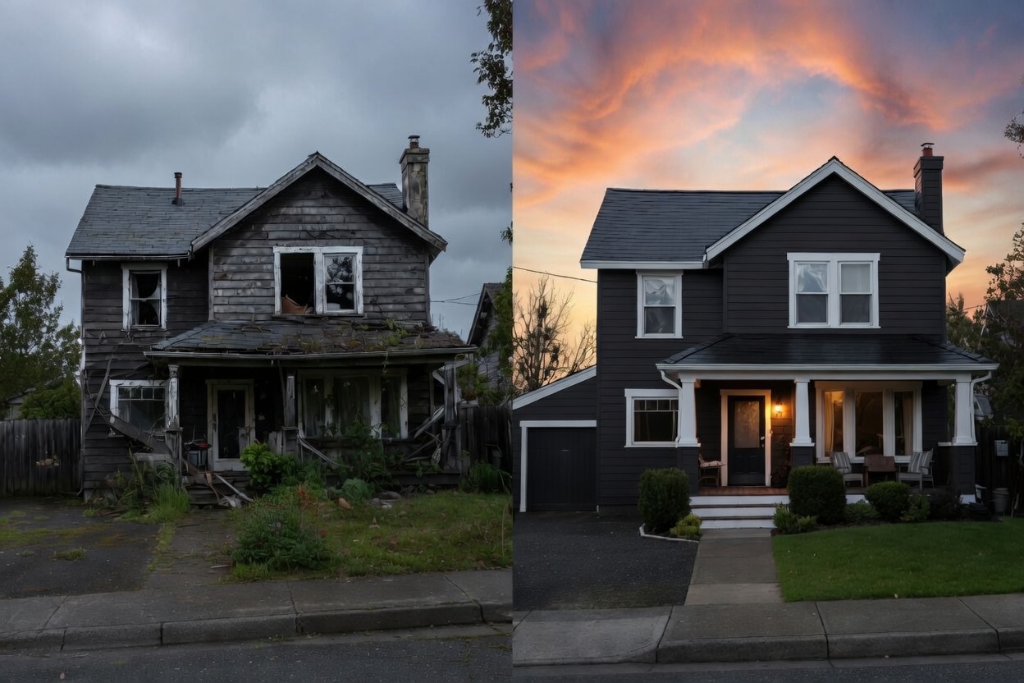 Modern Farmhouse Update - Portland Oregon painting project