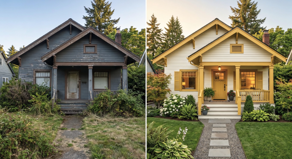Craftsman Exterior Revival - Portland Oregon painting project