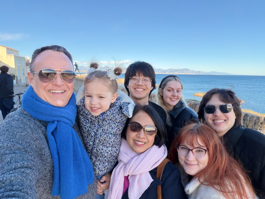Paul with extended family