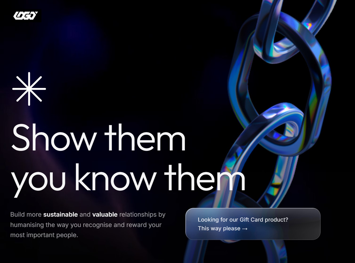 3D AI Spline Animation Webpage- Heroic template preview