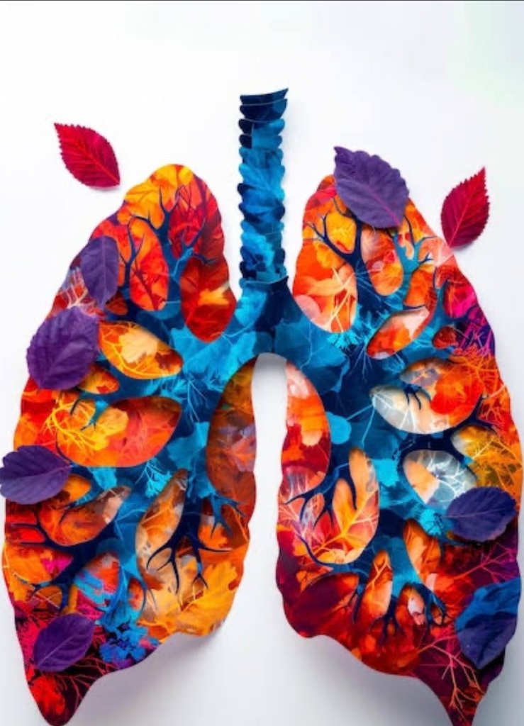 Lung health illustration