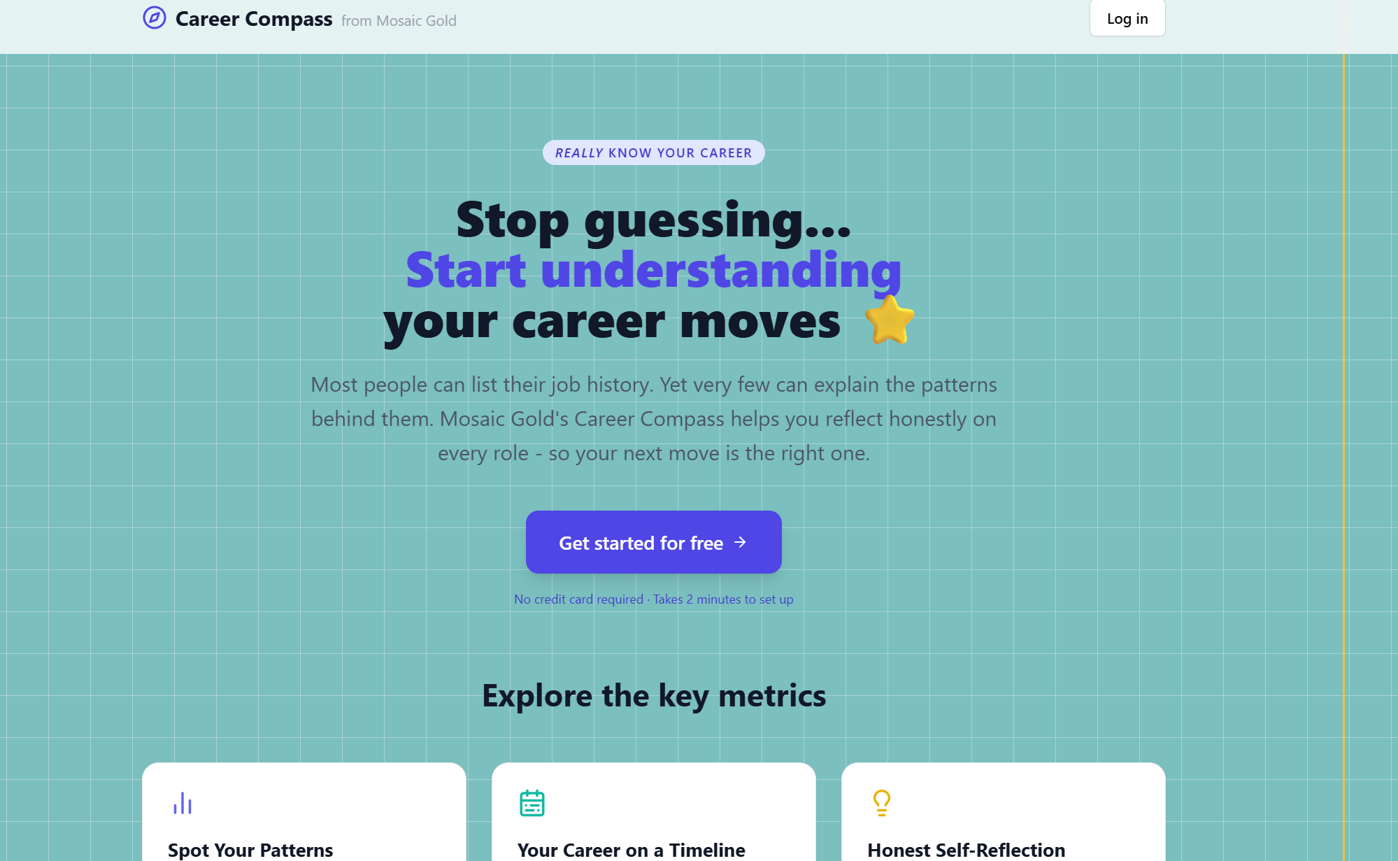 Career Compass template preview