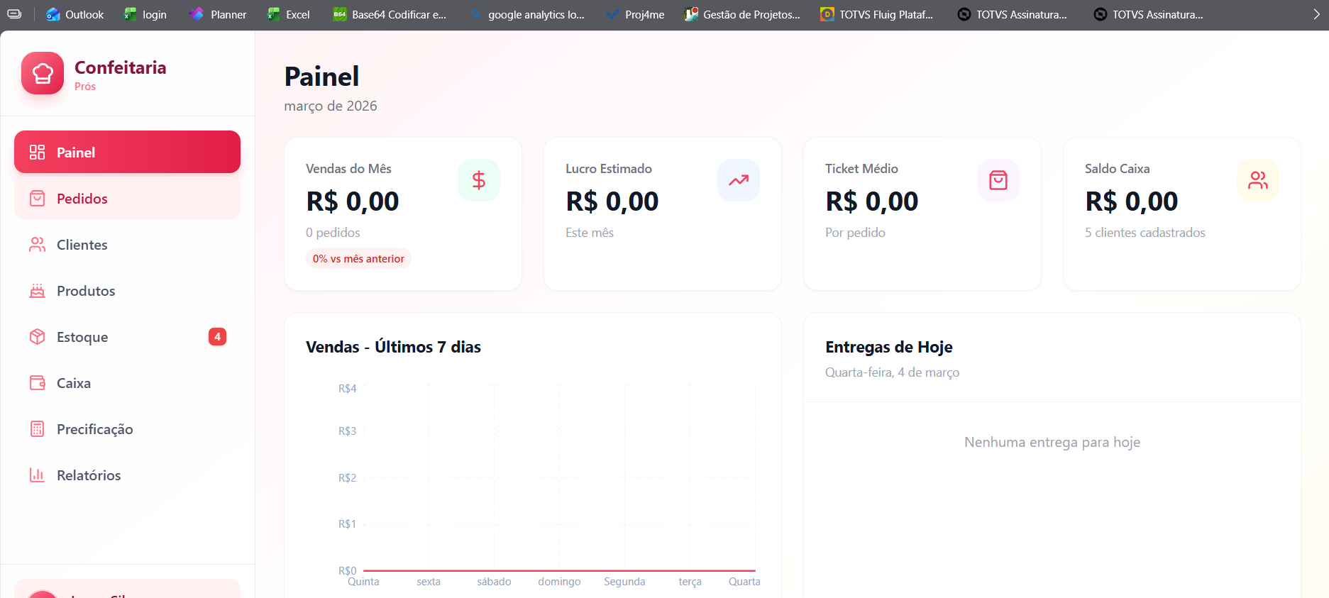 Sonho Meu Confeitaria template preview