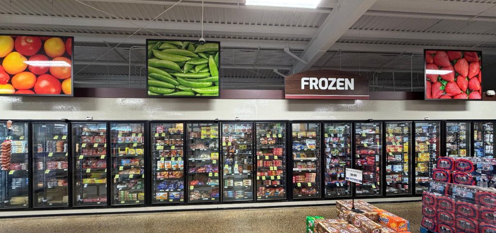 Frozen Foods Section