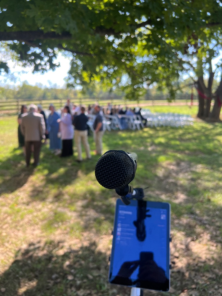 Outdoor Wedding Ceremony Setup