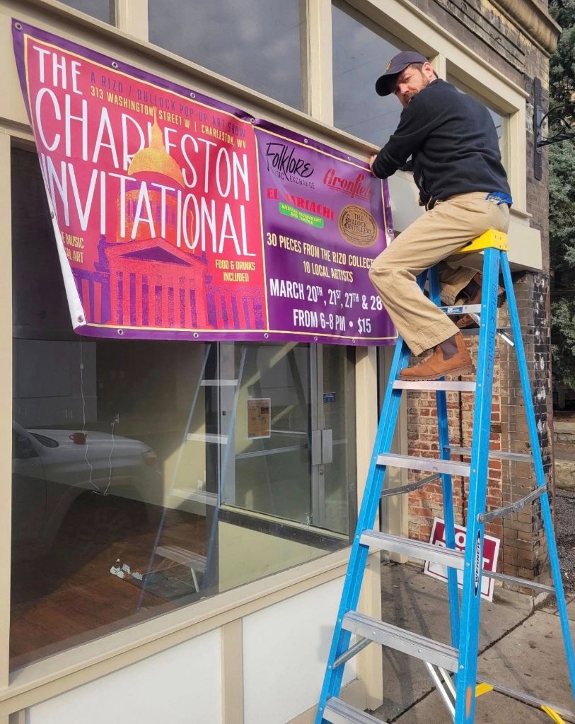 The Sign Goes Up — Getting Ready for The Charleston Invitational