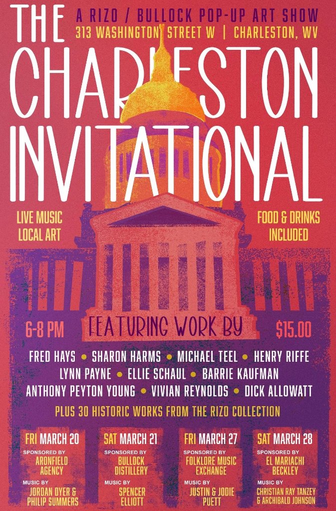 The Charleston Invitational: A Rizo/Bullock Pop-Up Art Show Comes to West Charleston