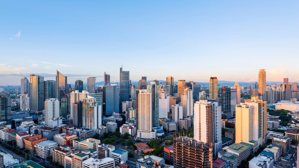 Manila city skyline