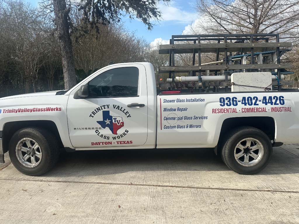 Trinity Valley Glass Works Truck Wrap