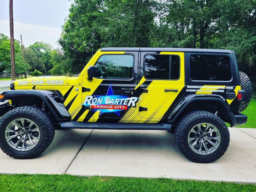 Ron Carter Jeep Wrap