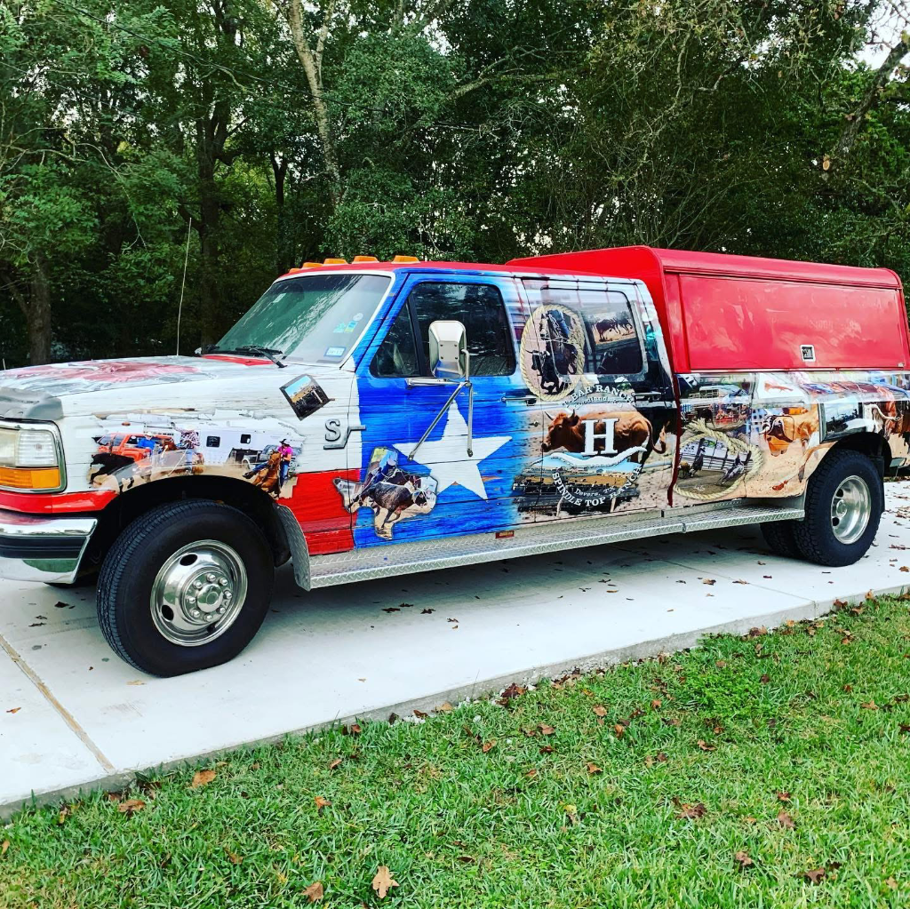 Patriotic Truck Wrap