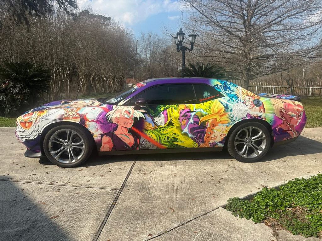 Dragon Ball Z Custom Car Wrap