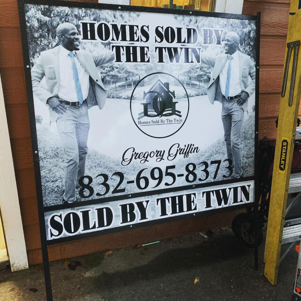Homes Sold By The Twin Real Estate Sign