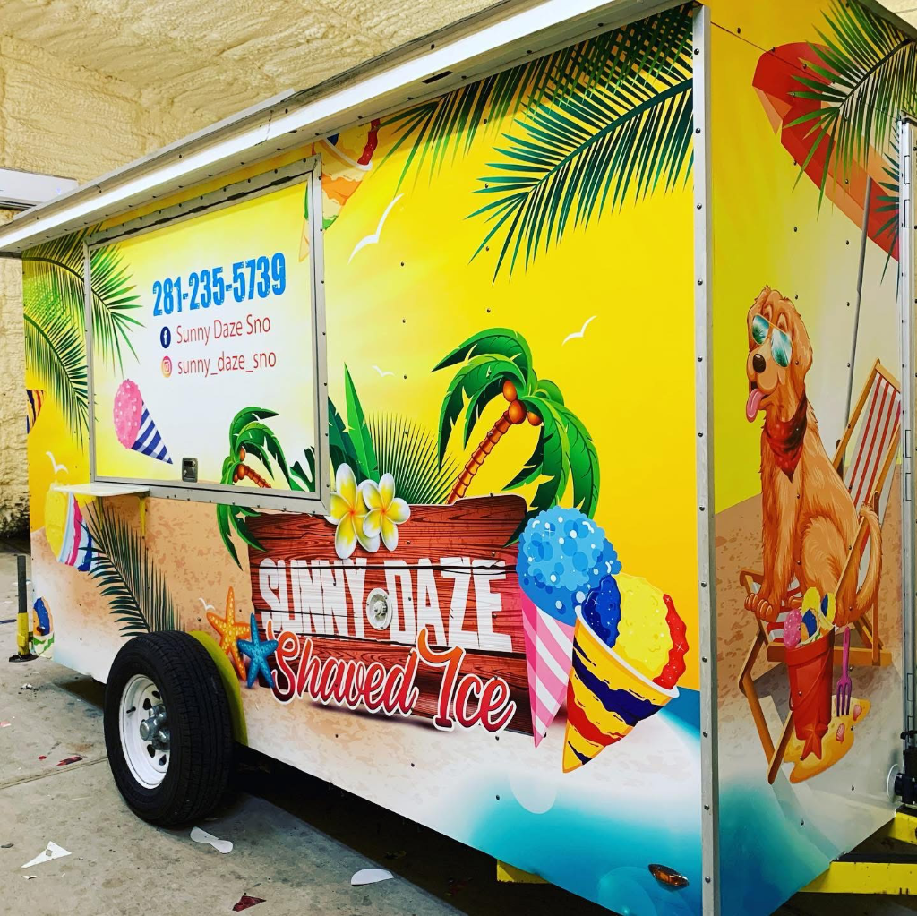 Sunny Daze Shaved Ice Trailer