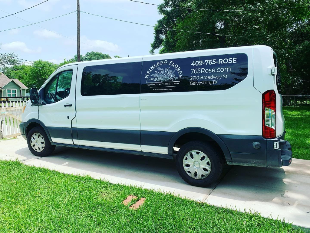 Mainland Floral Van Wrap