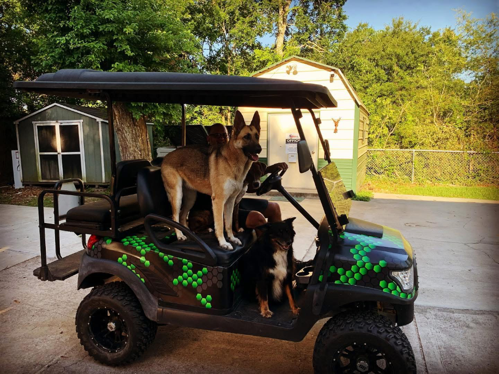 Camo Golf Cart Wrap