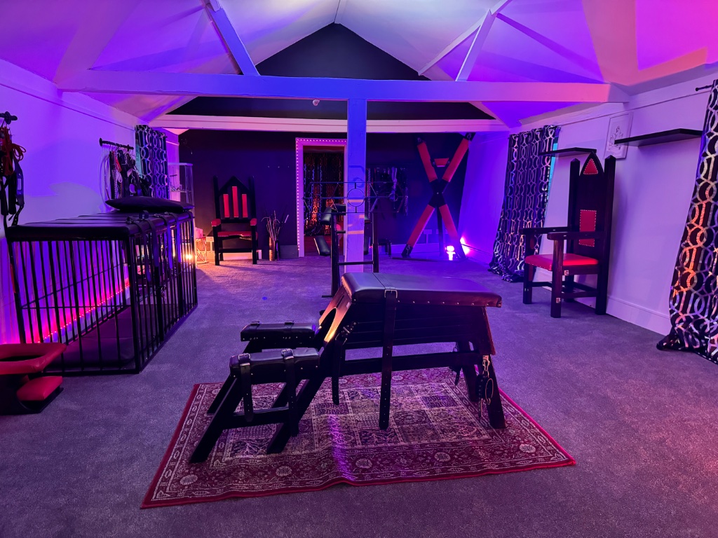 London Dominatrix Mistress Lorraine - Essex Dungeon main room