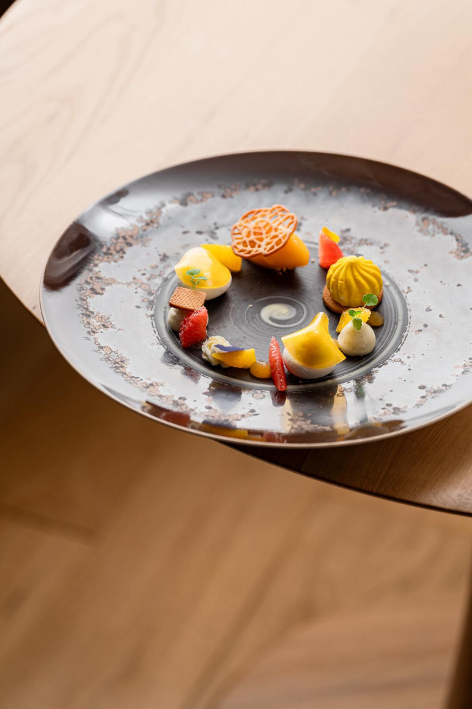 Agrumes et sorbet