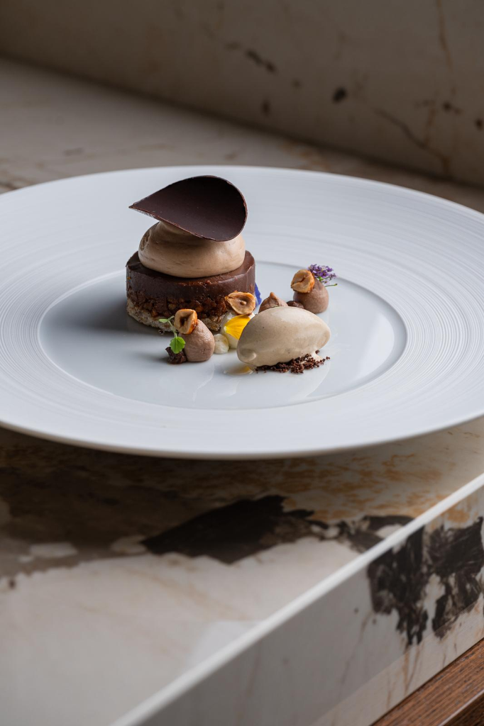 Tarte chocolat noisette