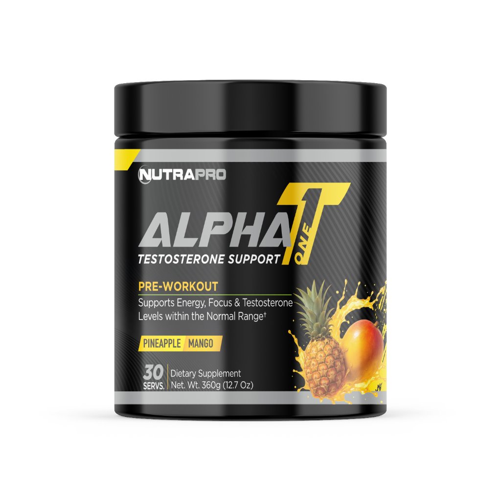 NutraPro Alpha 1T pre-workout, Pineapple Mango