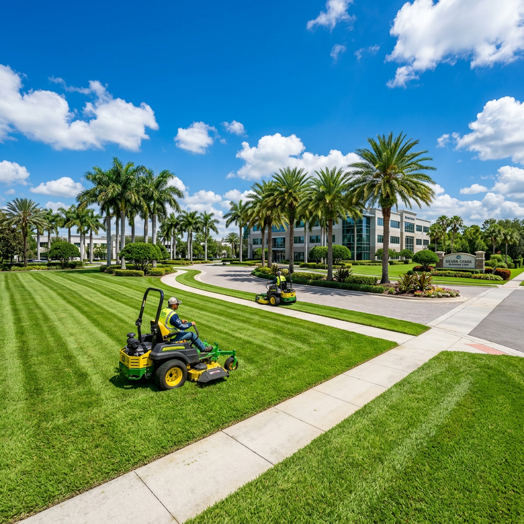 Commercial landscape maintenance Tampa Bay