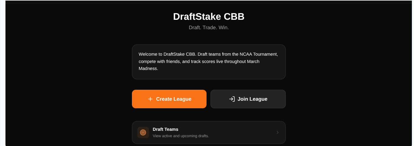 DraftStakes CBB template preview